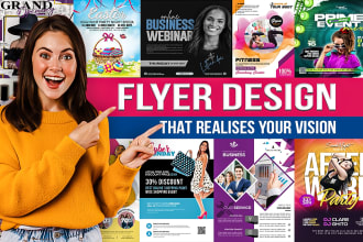 design professional flyer or brochure to boost your business