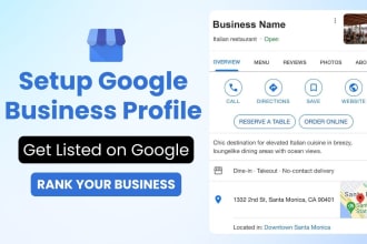 setup and optimize google business profile