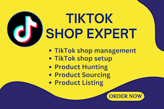 setup tiktok shop, manage tiktok shop, marketing manager