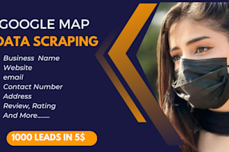 scrape google map data for lead generation, b2b data extraction