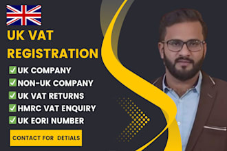 handle your UK vat registration for amazon, temu,ebay stores