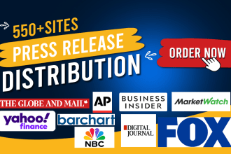 submit a press release distribution, pr distribution on 600 premium sites