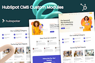 develop custom hubspot cms module and dynamic pages