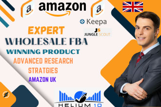 find winning products with advanced research for amazon USA and UK wholesale fba