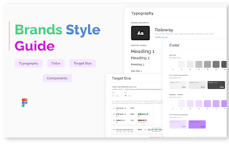 do design a style guide ui ux, uxui design in figma