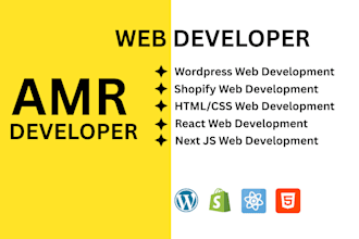 be your wordpress , shopify , react, HTML, CSS web developer