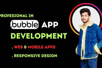 be your no code web and mobile app developer on bubble