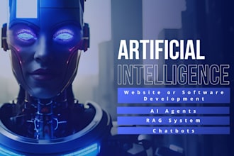 do ai website development, ai agents development or rag system expert