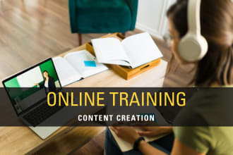 create online training for thinkific, teachable and lms