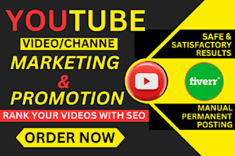 do organic youtube marketing and video promotion