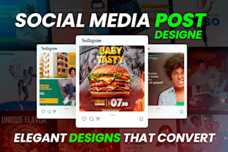 design creative images for facebook and instagram or ads