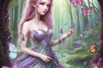provide a custom digital drawing and limerick combination