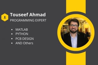 do matlab programming, simulink, image processing projects