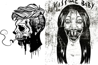 a black and white line art illustration