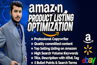 write amazon listing optimization, optimize amazon listing, fba description, SEO