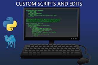 create or edit custom perl or python code