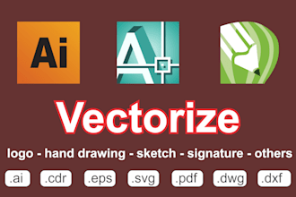 redraw pdf to dwg, redraw map, bitmap to ai cdr eps svg pdf dwg dxf