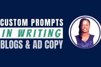 create custom writing prompt for your website content