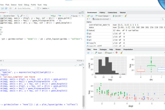 be your statistician and data analyst expert in r or python