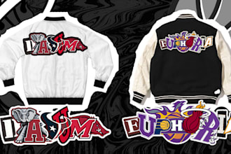 make awesome tshirt design with sport team logo