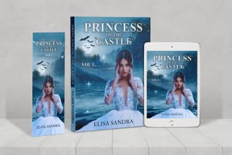 design amazing book cover, ebook cover and 3d mockup