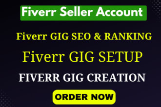 write optimized fiverr gig description, fiverr profile setup, fiverr gig seo,
