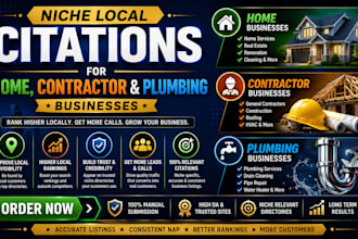 do relevant niche local citations for home, contractor and plumbing business