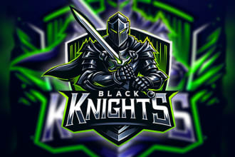 custom mascot logo for esports, graphics for streamers, twitch, cartoon portrait