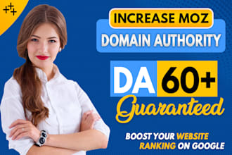increase moz da domain authority 60 plus with high authority seo backlinks