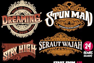 create manual typography and professional writing
