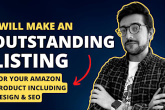 provide comprehensive amazon listing design and SEO optimization to boost sales