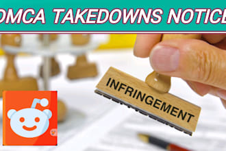 report the leaked and infringement content of reddit under dmca