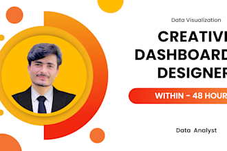 be your data analyst with power bi, dashboards, report, and charts