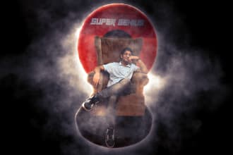 do cinematic smoke photo effect