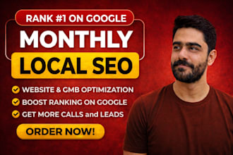 do monthly local seo service for map pack and serp rankings