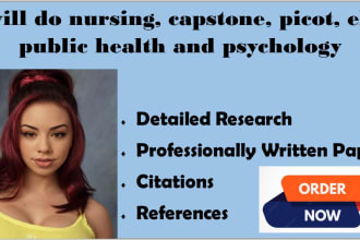 do nursing, capstone, picot, ebp, public health and psychology