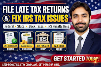 prepare irs penalty abatement and sales tax penalty waiver requests for US llcs