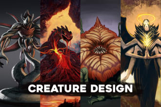 design creatures and monsters for your game or story