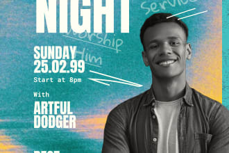 do youth meeting church flyers within 9hrs