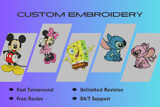 digitize logo for embroidery with quick turnaround