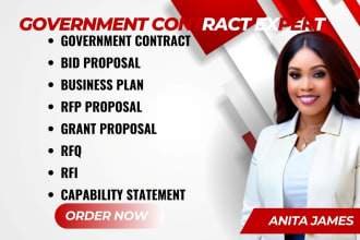 business plan government contract research grant bid proposal writing rfi rfq