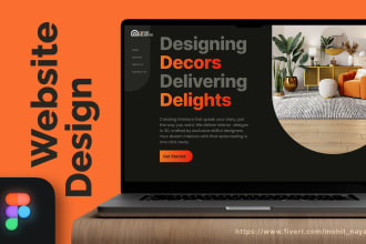 design figma website, landing page, web mockup UI UX