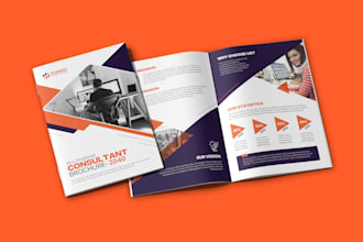 do brochure design, company profile, business annual report, digital booklet pdf