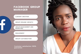 be your facebook group admin or moderator