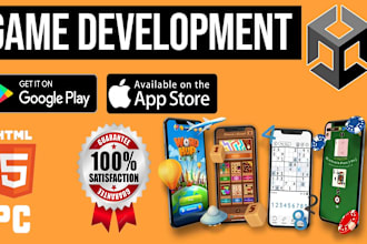 develop unity 2d,3d android , IOS mobile game
