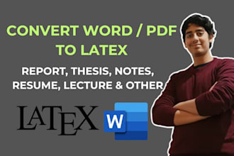 convert word to latex overleaf, pdf or docx to latex