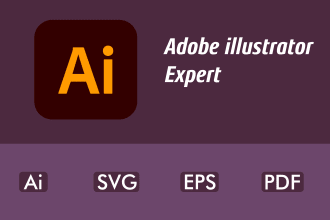 provide adobe illustrator work in eps, ai, svg, PDF, png