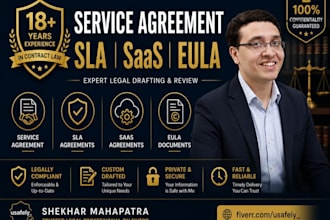 draft saas, service agreements and software licenses