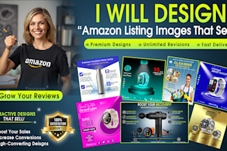design amazon listing images and infographic design