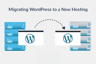 transfer, migrate ,wordpress website to new hosting, domain